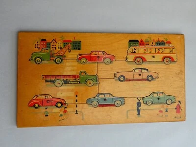 lot 3 anciens puzzles bois et carton années 60/70 - Photo 1/3