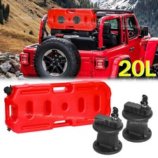 20L 5Gallon Fuel Pack Gas Can Tank Emergency Container Lock for Jeep Offroad ATV