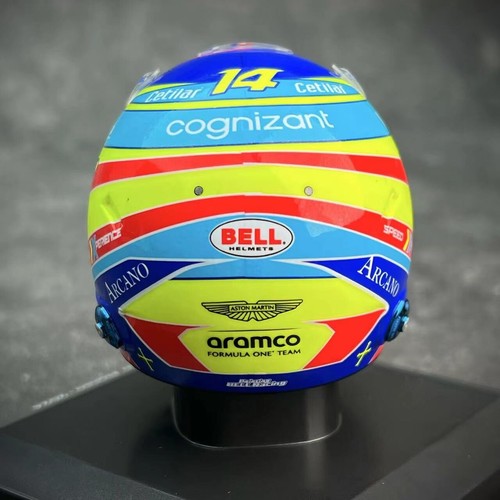 Casque Miniature Fernando Alonso 2024 à L'échelle 1:5 - Aston Martin F1 Team Casque Miniature Fernando Alonso 2024 %c3%a0 L%c3%a9chelle 15
