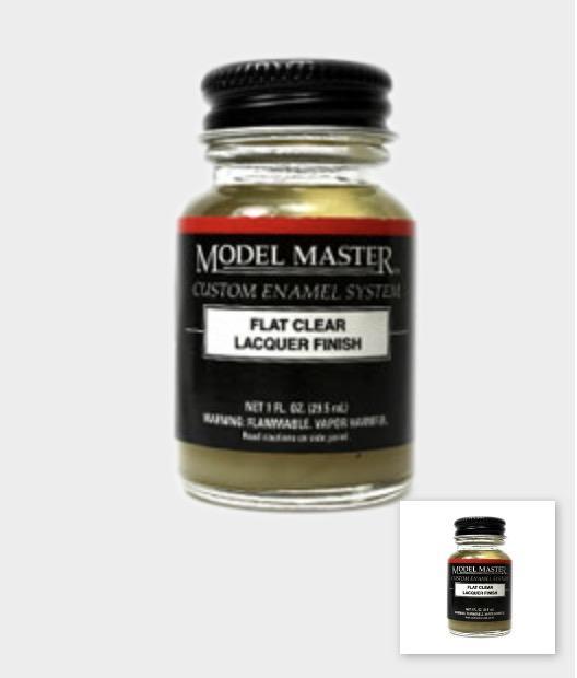 Testors Model Master Flat Clear Lacquer Finish 1 Oz 2015 Tes201503 for