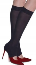 NEW WOLFORD black one size knee high socks