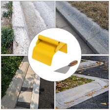 Landscape Curb Trowel Stainless Steel Concrete Curbing Trowel with Putty Knife