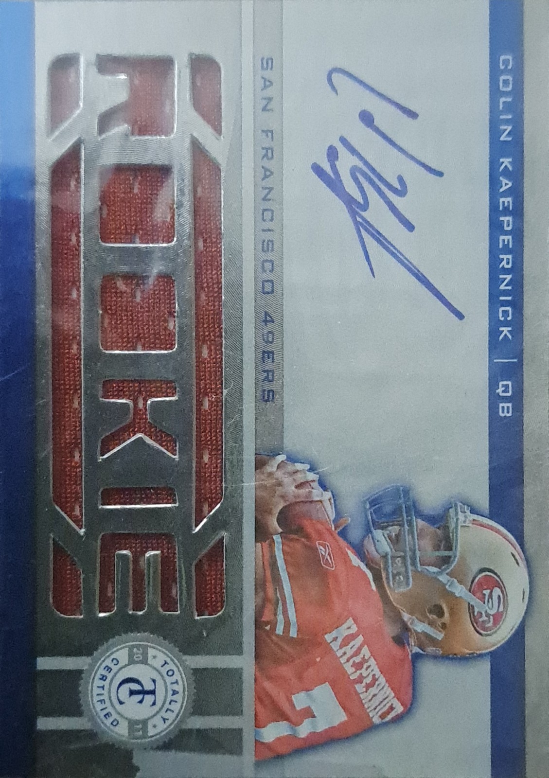 Colin Kaepernick Panini Totally Certified #210 Base