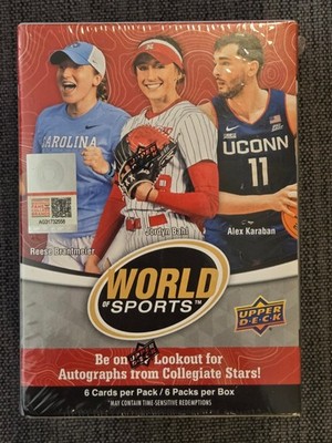 2025 Upper Deck WORLD of SPORTS Volume 1 Blaster Box New Sealed 36 ct