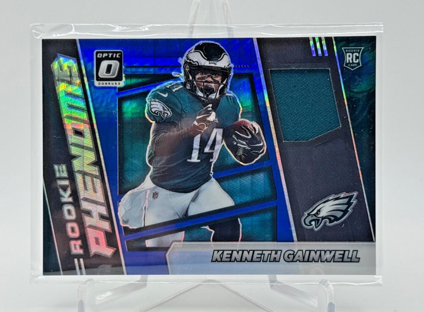2021 Donruss Optic Football Kenneth Gainwell Rookie Phenoms Blue Hyper RPH-39