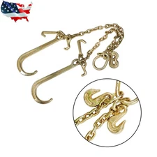 J Hook 3/8 x 2´ Grab Hook Tractor Car Wrecker Truck 0900134  G70 Tow Chain