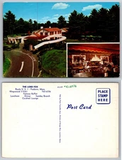 The Lord Fox Foxboro Mass Restaurant Postcard