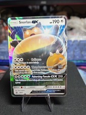 Snorlax GX SM05 SM Promo Holo GX Basic 190HP English Pokémon TCG on eBay