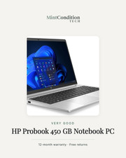 HP ProBook 450 G8 Notebook PC 15.6" | i5-1135G7 16GB RAM · 256GB SSD | Very Good