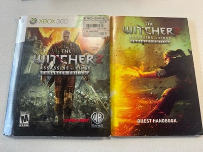 The Witcher 2 Xbox 360 Enhanced Edition Slip Cover & Handbook Only