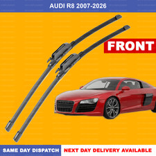 For Audi R8 2007-2026 Snap Claw Front Wiper Blades SET 24" 22"