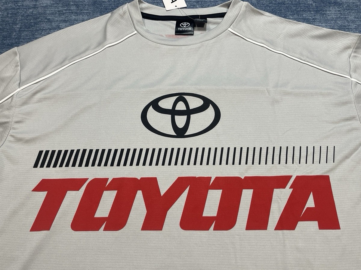 Toyota LOGO Gray/Black Short Sleeve T shirt Size X-Large NEW | eBay