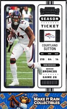 Courtland Sutton 2022 Panini Contenders #32 Denver Broncos Football