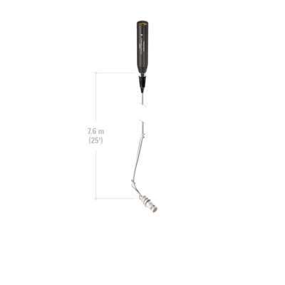 Audio-Technica U853RW Cardioid Condenser Hanging Microphone, White