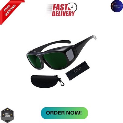 Wrap-Around Laser Safety Glasses 200nm-2000nm Protective Goggles OD5+ For Tat...