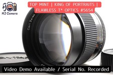  TOP MINT Contax Carl Zeiss Planar T 85mm f/1.4 AEG MF Prime Lens C/Y Japan