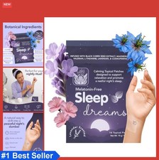 Sleep Patches Melatonin Free Natural Sleep Aid Adults 14 Count Herbal Patch