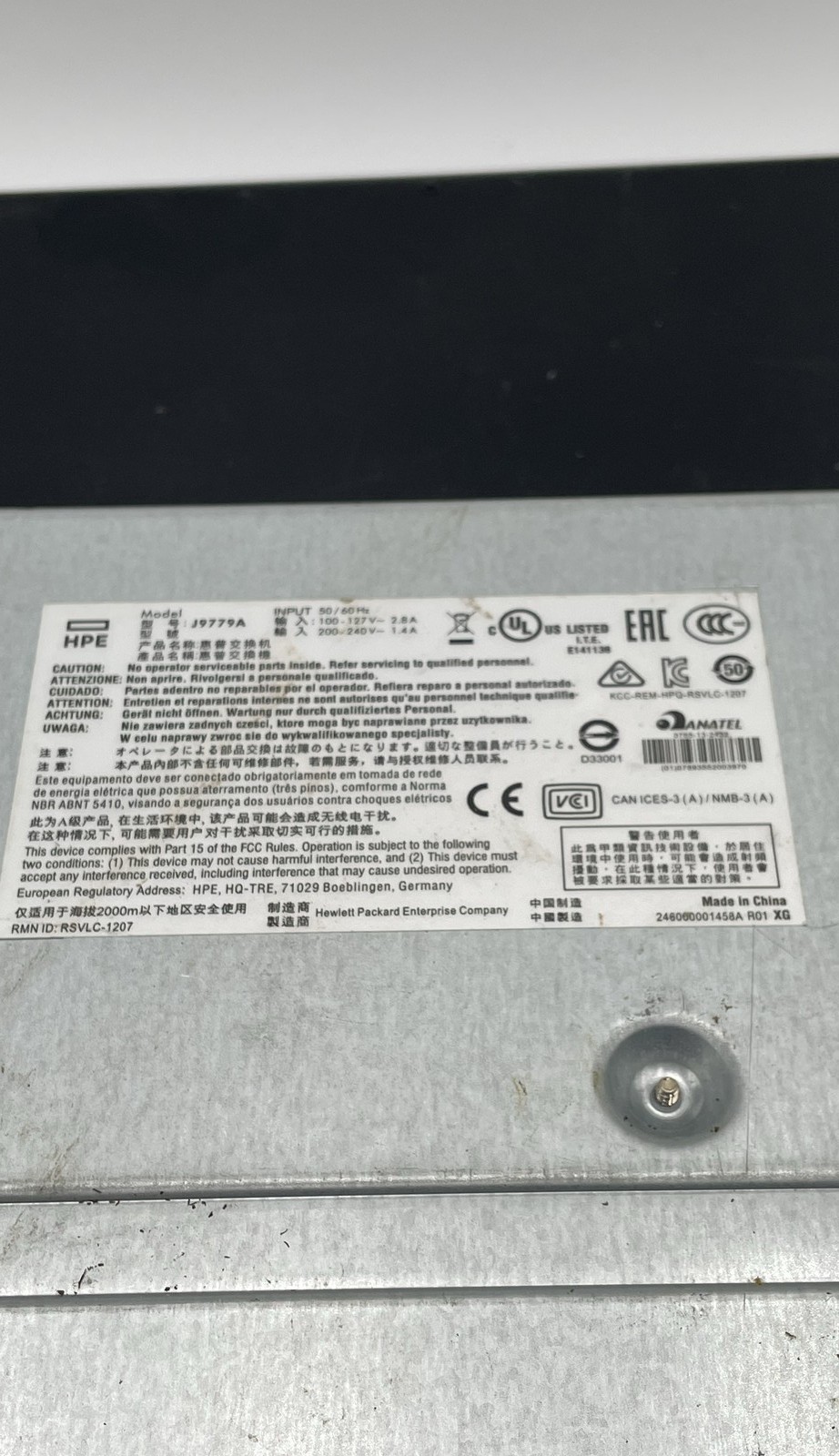 Aruba 2530-24 PoE+ Switch J9779A 24-Port Managed Network Switches Lot Of 2