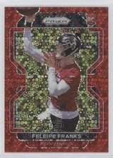 2021 Panini Prizm Rookie No Huddle Red Prizm 4/50 Feleipe Franks #398 pn1