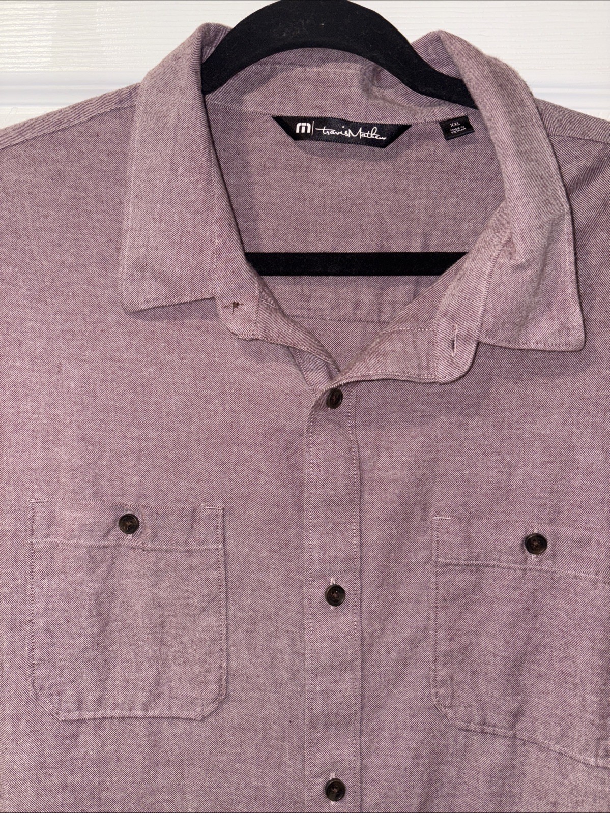 Travis Matthew Collared Button Down Size XXL Soft - image 3