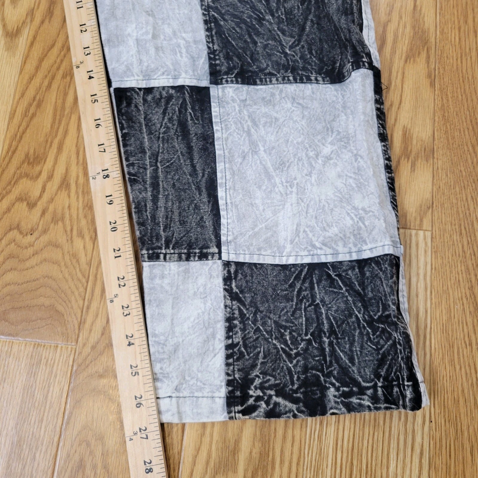 Rising International Patchwork Checkered Flag Pan… - image 7