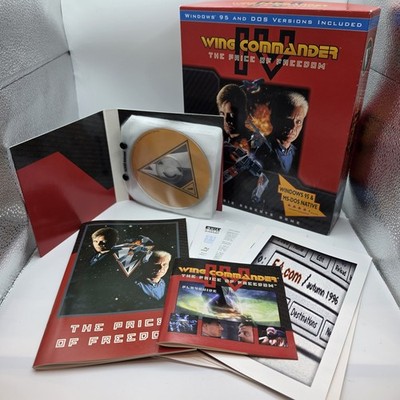 Wing Commander IV: The Price of Freedom W Book (PC) Original Big Box sehr guter Zustand