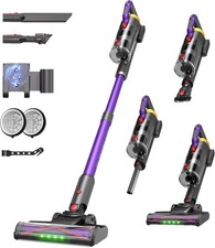 48KPa Cordless Vacuum Cleaner 550W 65Min Anti Tangle Pet Hair LED Ultra Quiet