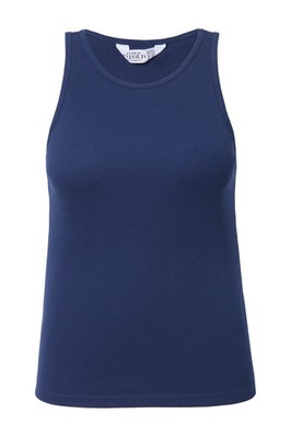 Studio Untold Damen große Größen Tanktop Slim Shape Rippjersey 833663