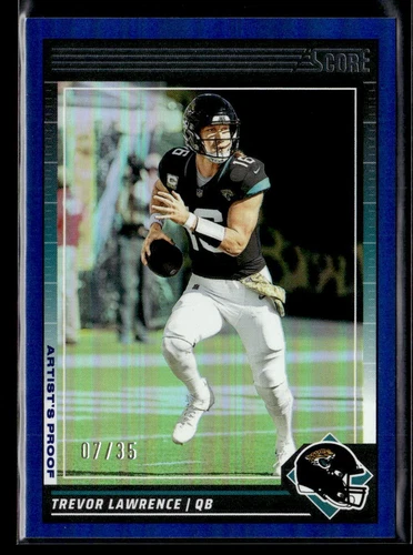2024 Panini Score Football Artist's Proof Trevor Lawrence #127