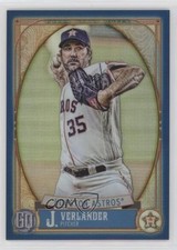 2021 Gypsy Queen Box Topper Chrome Indigo Refractor 143/150 Justin Verlander 0a6