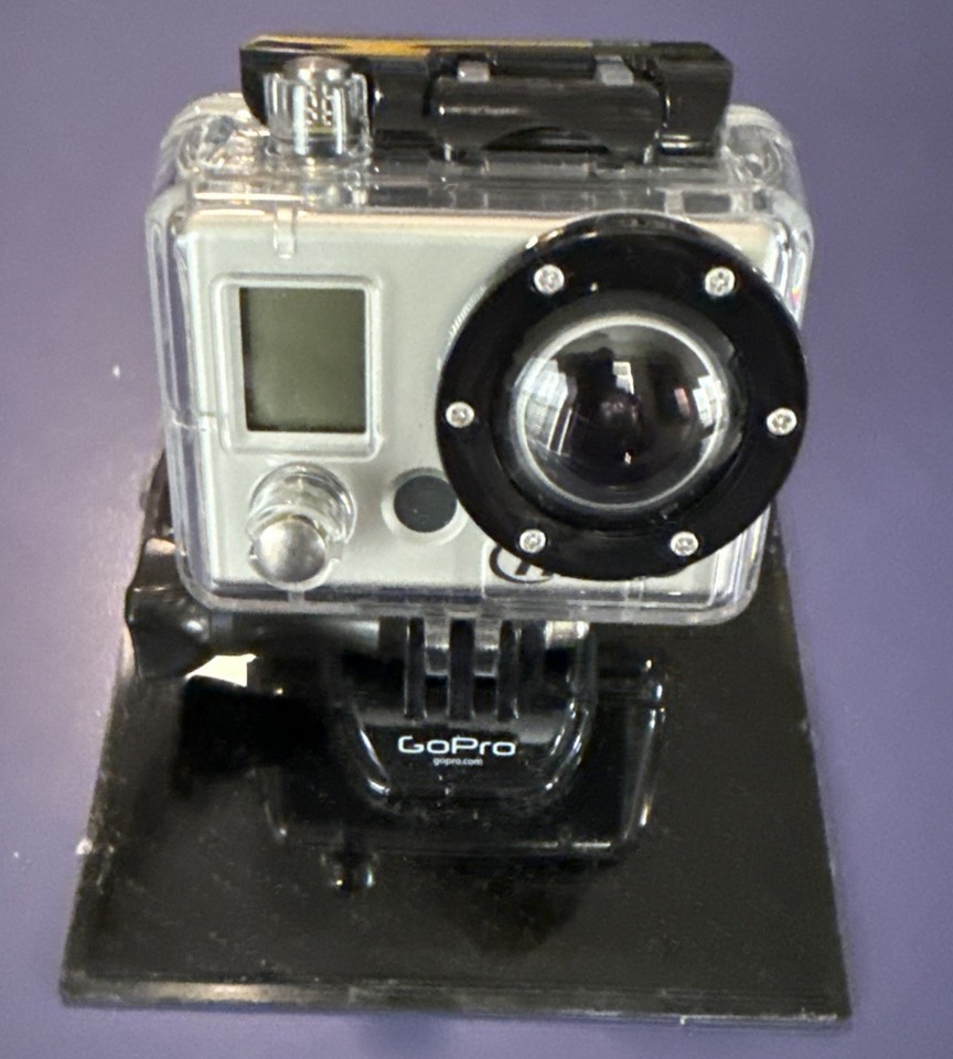 Gopro Hero 2 HD2-14 Action Camera Silver 1080p HD Video Waterproof with ...