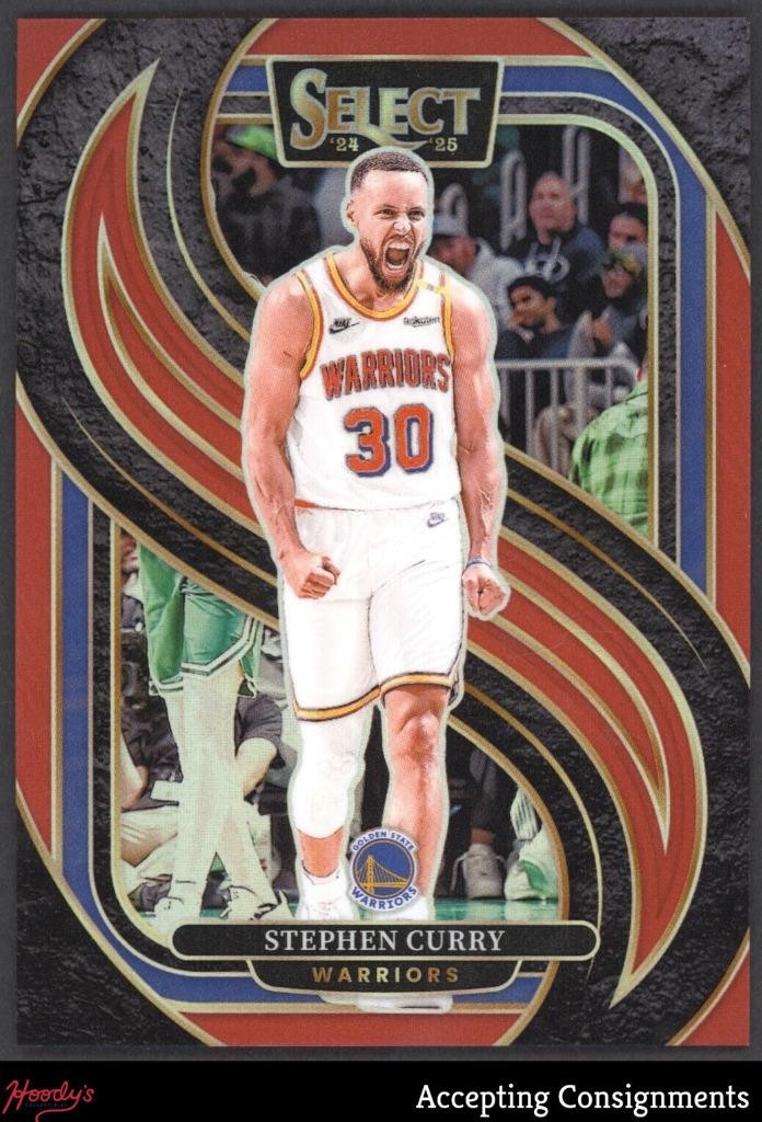 2024-25 Select Red Prizm #143 Stephen Curry 026/199 Warriors