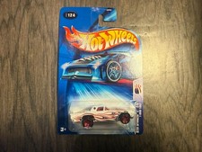 Hot Wheels Star Spangled 2 2/5 T-Bird 1957 2004 124 White Fast Free Shipping