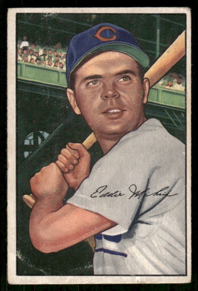Eddie Miksis #32 Baseball Cards 1952 Bowman trading card — raw and PSA graded price guide
