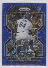 2022 Panini Prizm Tier II Blue Donut Circle Prizm 11/199 Zach Reks #116 0x1