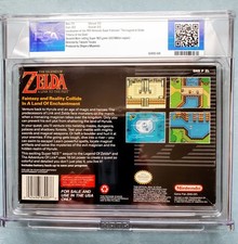 Legend of Zelda A Link To The Past GRADED WATA PSA 8.0 CIB Super SNES 1992 NICE!