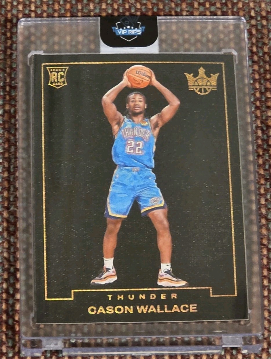 2023-24 Panini Court Kings Blank Slate Cason Wallace OKC Thunder Rookie RC SSP