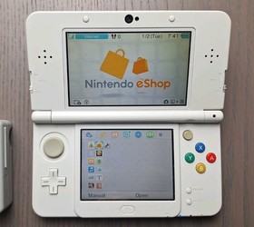 Nintendo New 3DS White | Charger + 64GB SD Card | Region Free | USA Seller