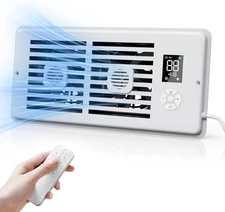 Ideashop Quiet Register Booster Fan Fits 4" X 10" Register Holes, Improves Heati