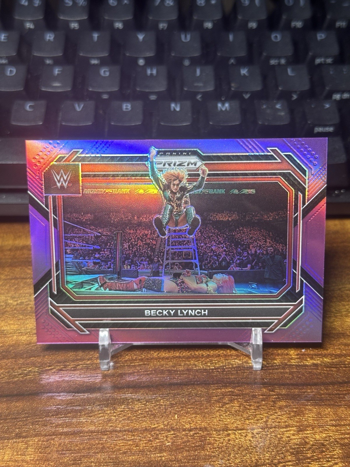 2022 Panini Prizm WWE Becky Lynch Purple/149