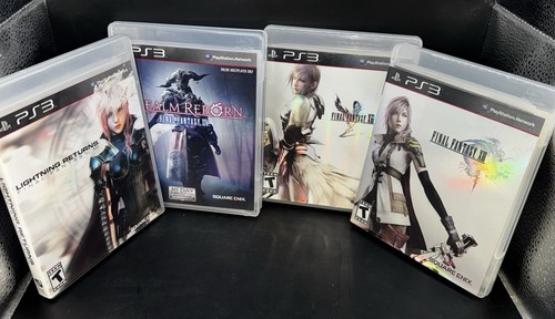 PS3 Final Fantasy XIII FFXIII XIII-2 Lightning Returns & XIV Lot Of 4 Games