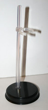 Mattel Barbie Doll Black and Clear Display Stand