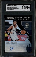 2019 Panini Prizm Sensational Signatures Black Jaylen Hands Auto 1/1 SGC 9