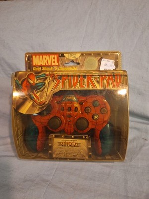 PS2 Dual Shock Controller Spider-Man SpiderPad By Naki New Playstation 2