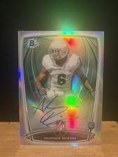 2014 Bowman Chrome Rookie Auto College Refractors Football Card #105 Ahmad Dixon. rookie card picture