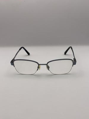 Anne Klein AK5065 Slate Eyeglasses Frames 49-17-135 Semi-Rimless Rectangle
