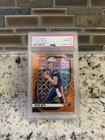 2024 Panini Prizm #329 Drake Maye Rookie Orange Lazer Prizm PSA 10