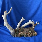 Deer Plate Holder Deer Buck laying down in the WoodsNo box just in the packaging — photo 1