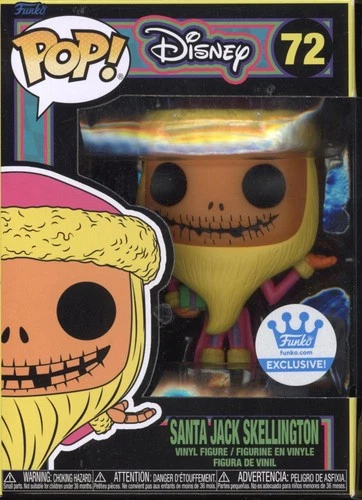 DR | Funko Disney | Santa Jack Skellington #72 | Funko Exclusive w/Protector