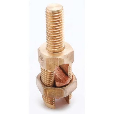 Burndy K2c25 Copper Cable To Post/Flat, 2 Sol